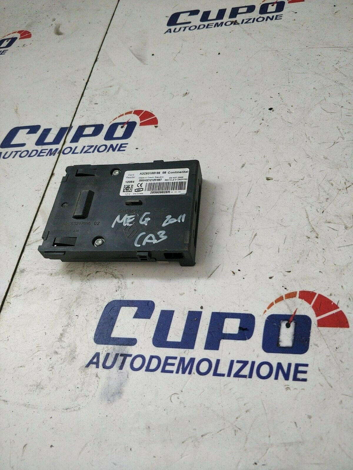 Lettore Scheda Avviamento Renault Scenic Codice : A2C53185186 285909828R