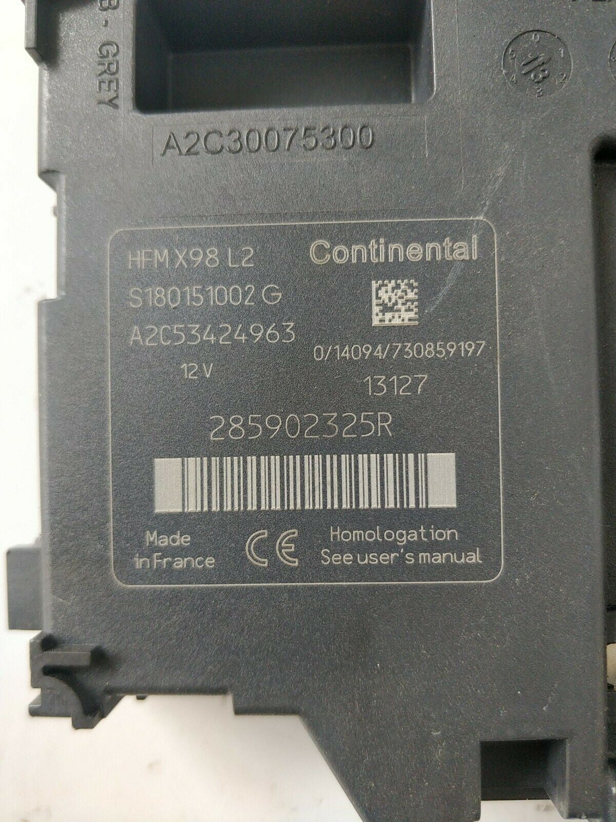 Lettore scheda modulo avviamento Renault Clio 4 originale 285902325R S180151002G