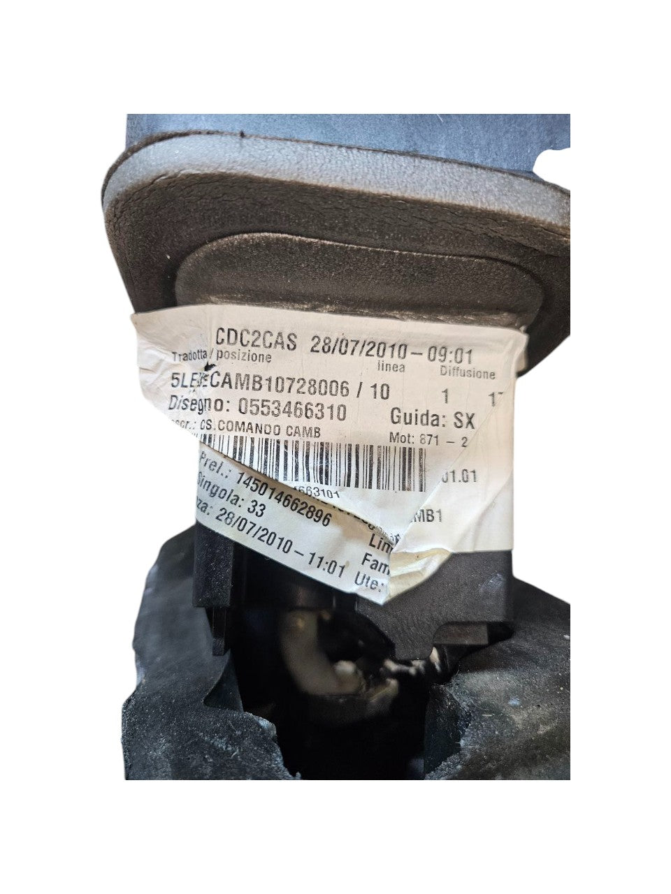 Leva Cambio Manuale 6 Marce Alfa Romeo Giulietta Cod:553466310 (2010-2020)