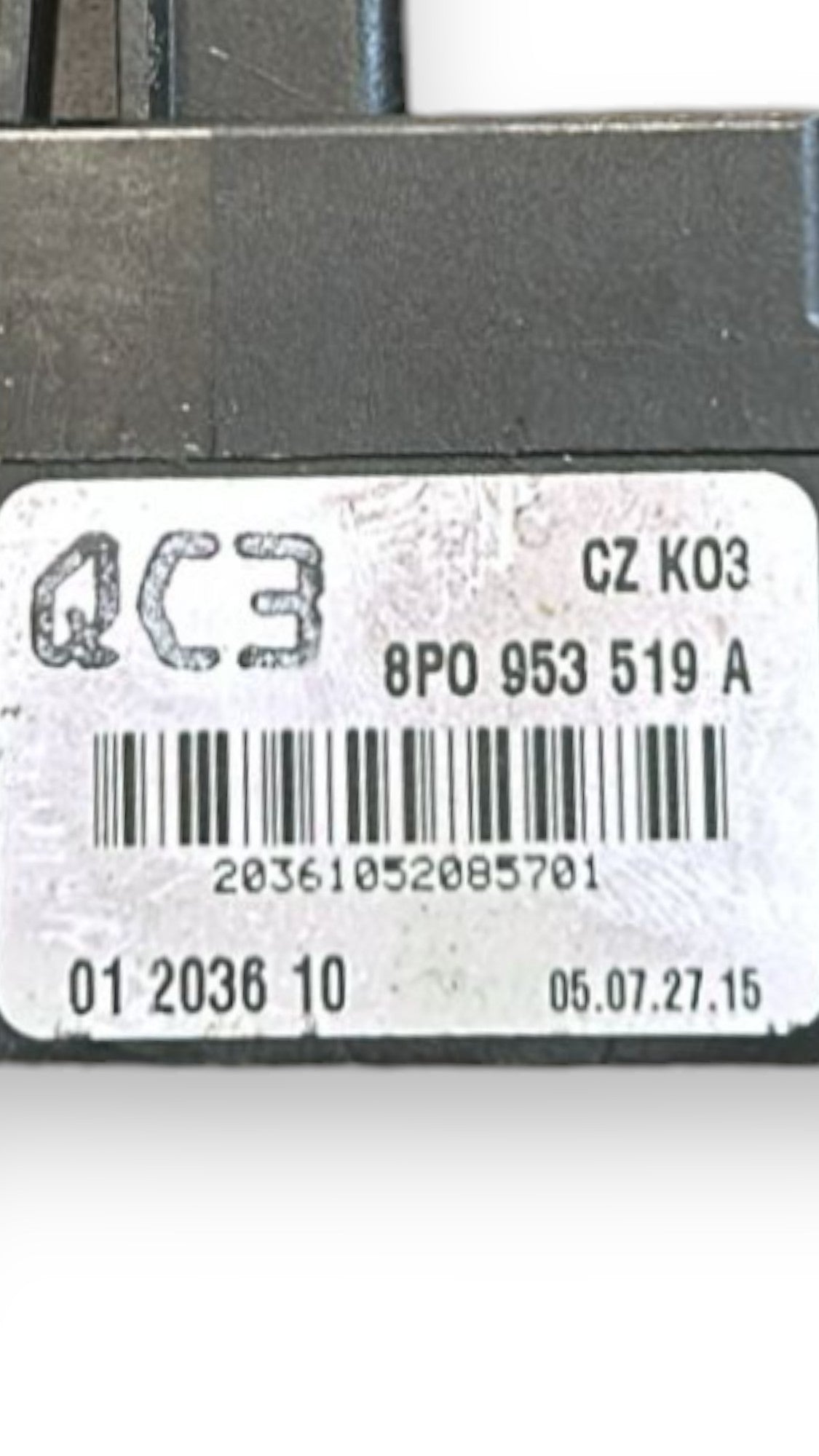 Leva / Comando Devio Luci Destro Audi A3 (8P) (2003 > 2013) cod.8P0953519A