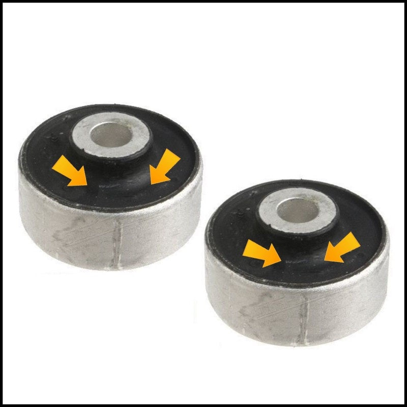 Boccole Silent Block Gommini Bracci Anteriori Rinforzati Per Seat Cordoba II (6L2) dal 2002-2009 BIBA-RICAMBI