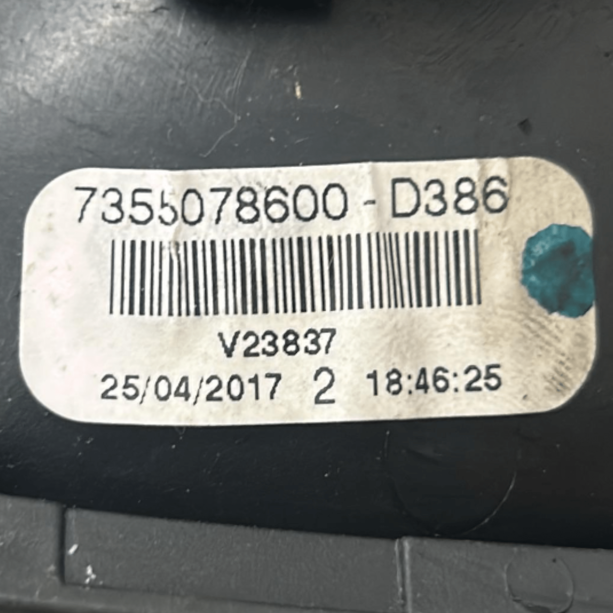 Maniglia Esterna Anteriore Sinistra Fiat Fiorino cod.7355078600 (2007 > )