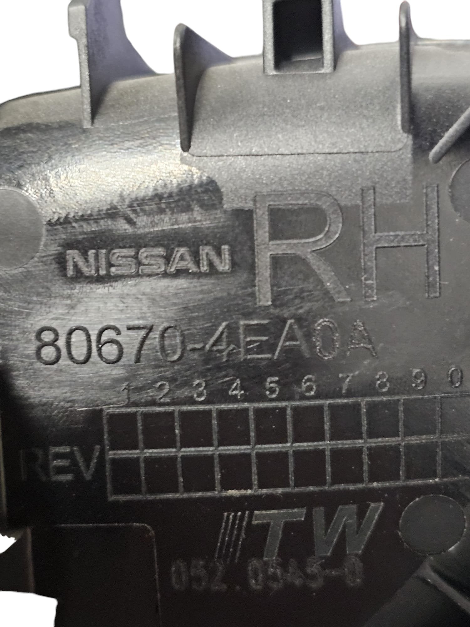 Maniglia Interna Posteriore Destra Nissan Qashqai J11 (2014-2021) Cod:80670-4EA0A