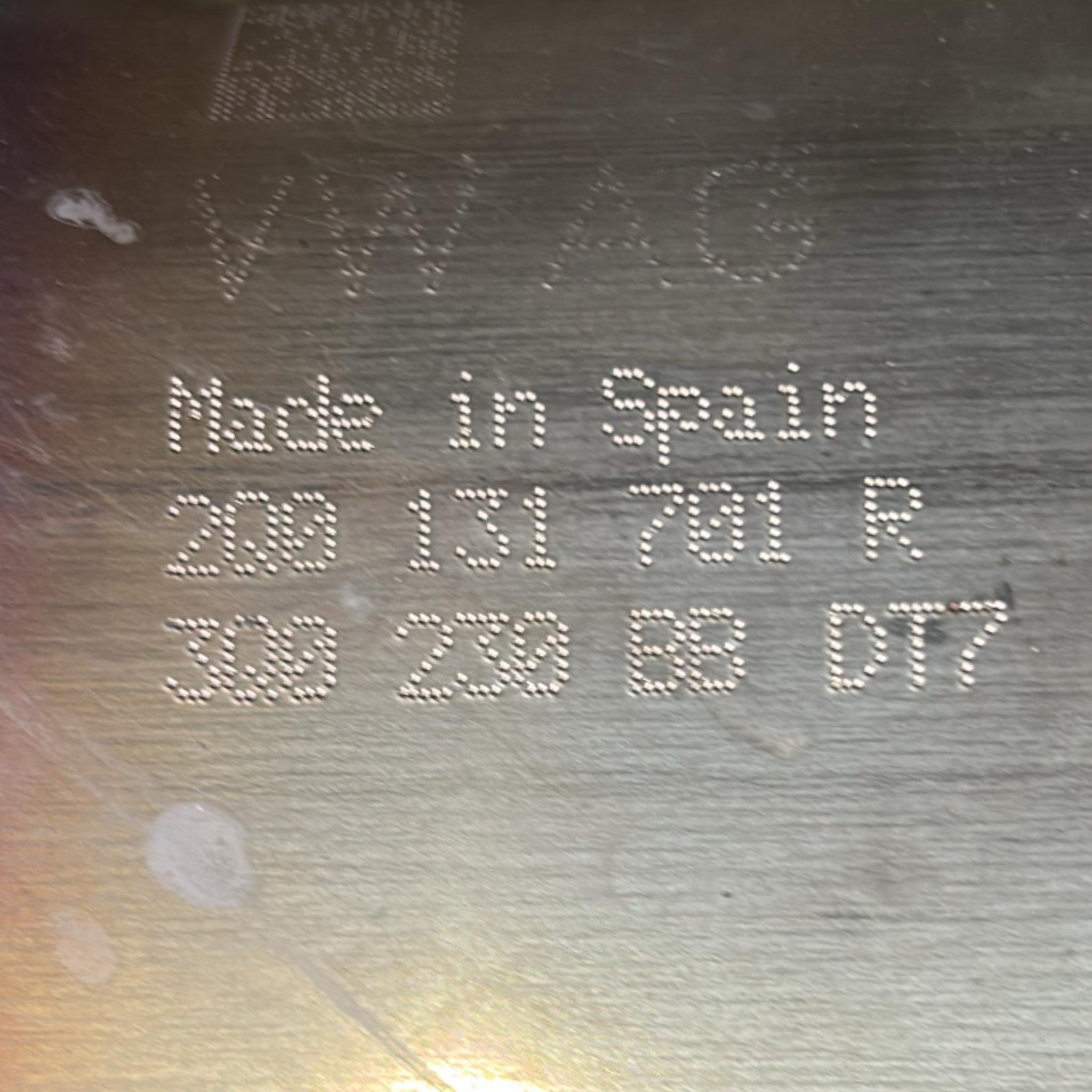 Marmitta / Terminale Di Scarico Volkswagen Polo (AW1) cod.2Q0253611 1.6 Diesel (2017 > ) cod.2Q0131701R Linea Di Scarico