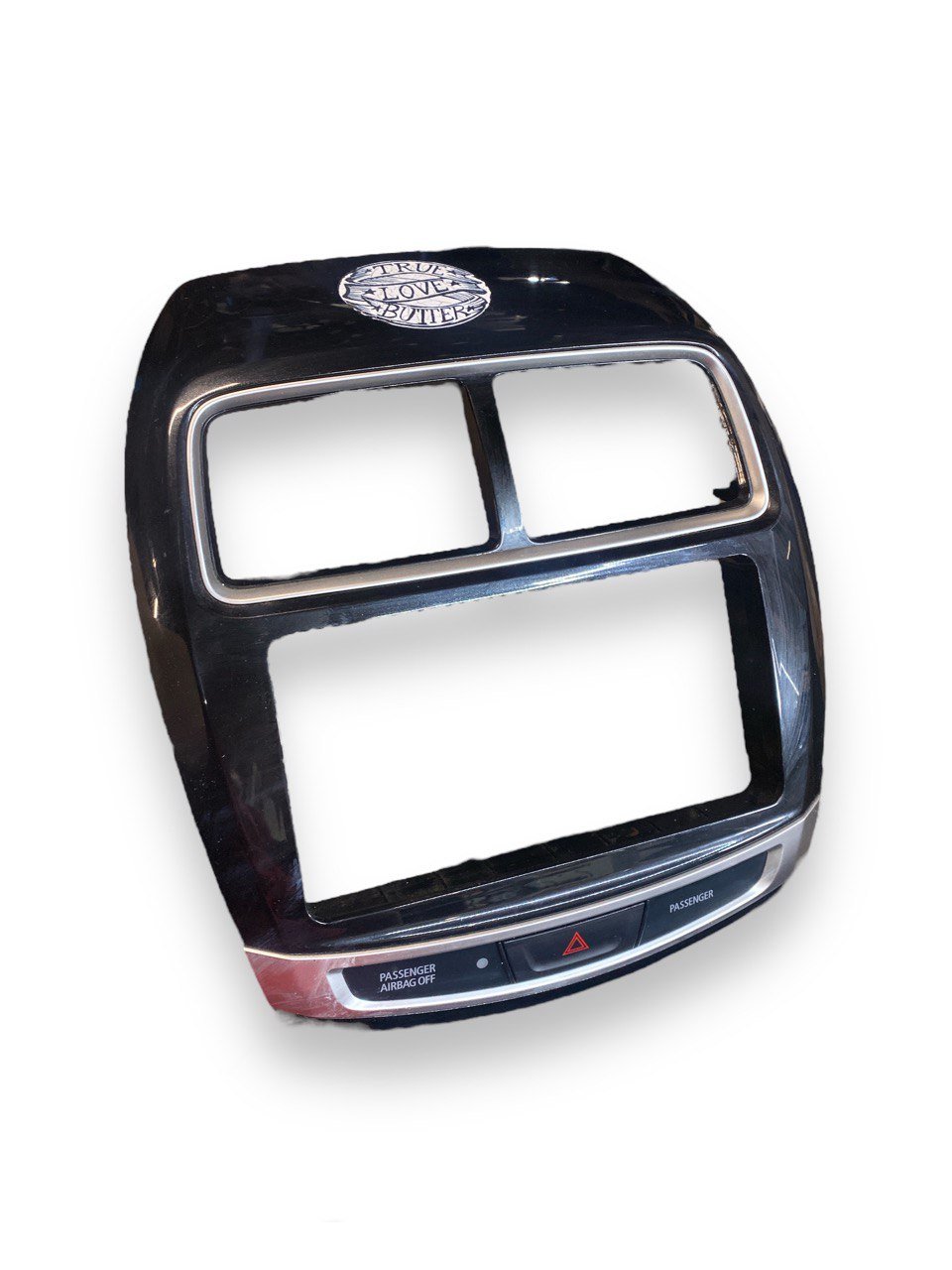 Mascherina autoradio con bocchette areazione Mitsubishi ASX I serie ( 2013 - 2016 ) cod. 120013469