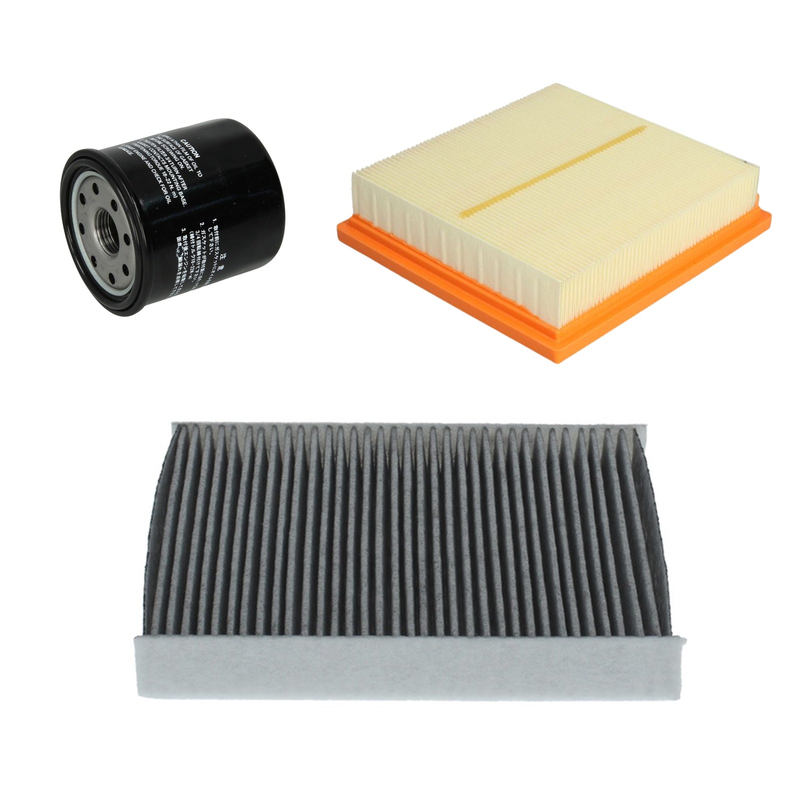 Kit Tagliando 3 Filtri Per Mazda 2 (KB) 1.5 Hybrid 85KW-116CV