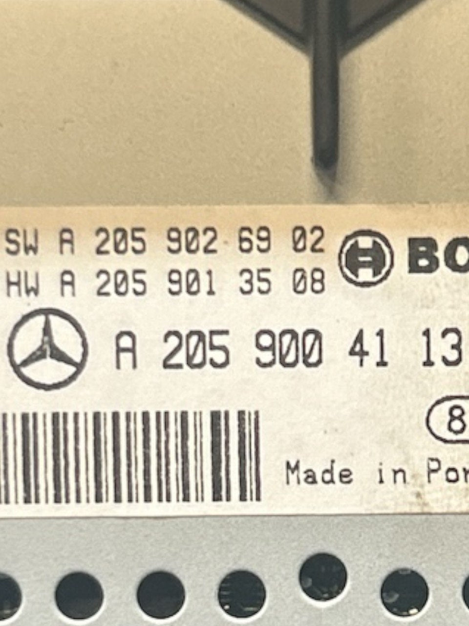 Mercedes Benz Classe C (W205) (2014 > 2021) cod . A2059004113 Autoradio / Stereo / Display