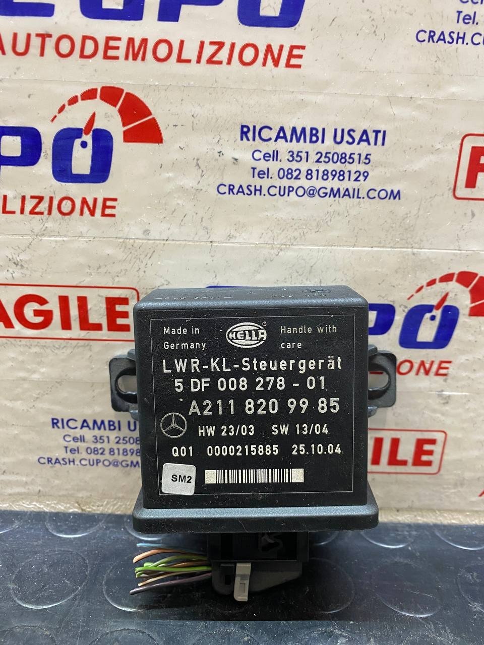 Modulo di controllo Centralina Fari Mercedes-Benz Classe-E W211 cod: A2118209985