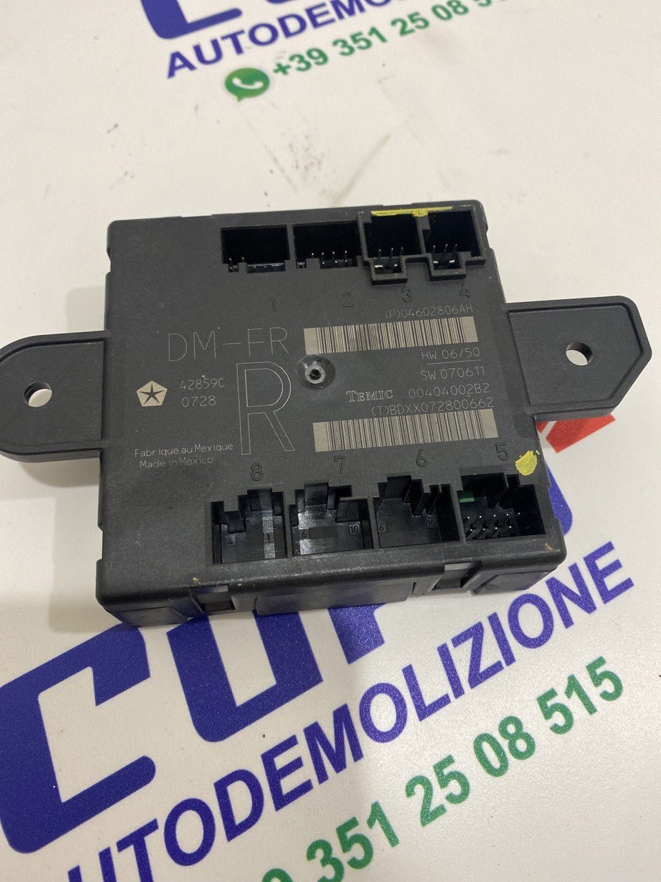 modulo di controllo unità porta anteriore destra Chrysler voyager 04602806AH