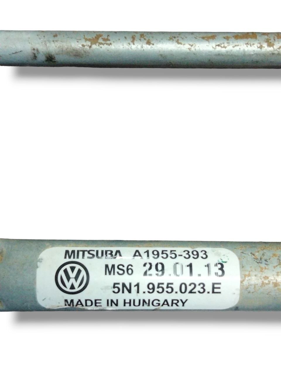 Motore tergicristalli anteriore Volkswagen Tiguan 5N(2007-2015)cod.5N1955023E-A1955393
