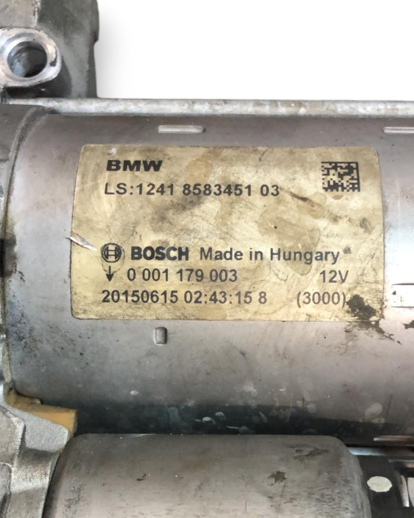 Motorino Avviamento Bmw Serie 1 f20 1.6 Benzina (2011 > 2019) cod:0001179003