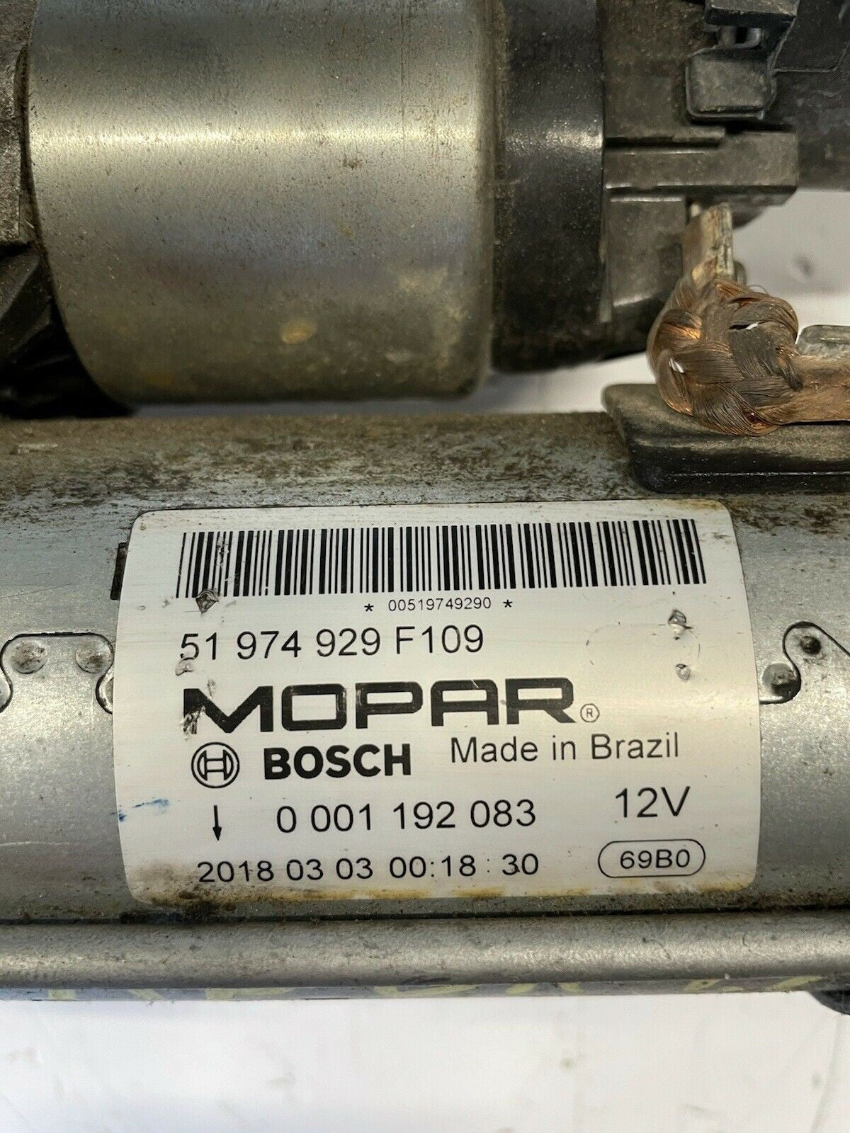 Motorino Avviamento Fiat 1.2 Panda 3ªserie/500/ALFA ROMEO MITO 0001192083