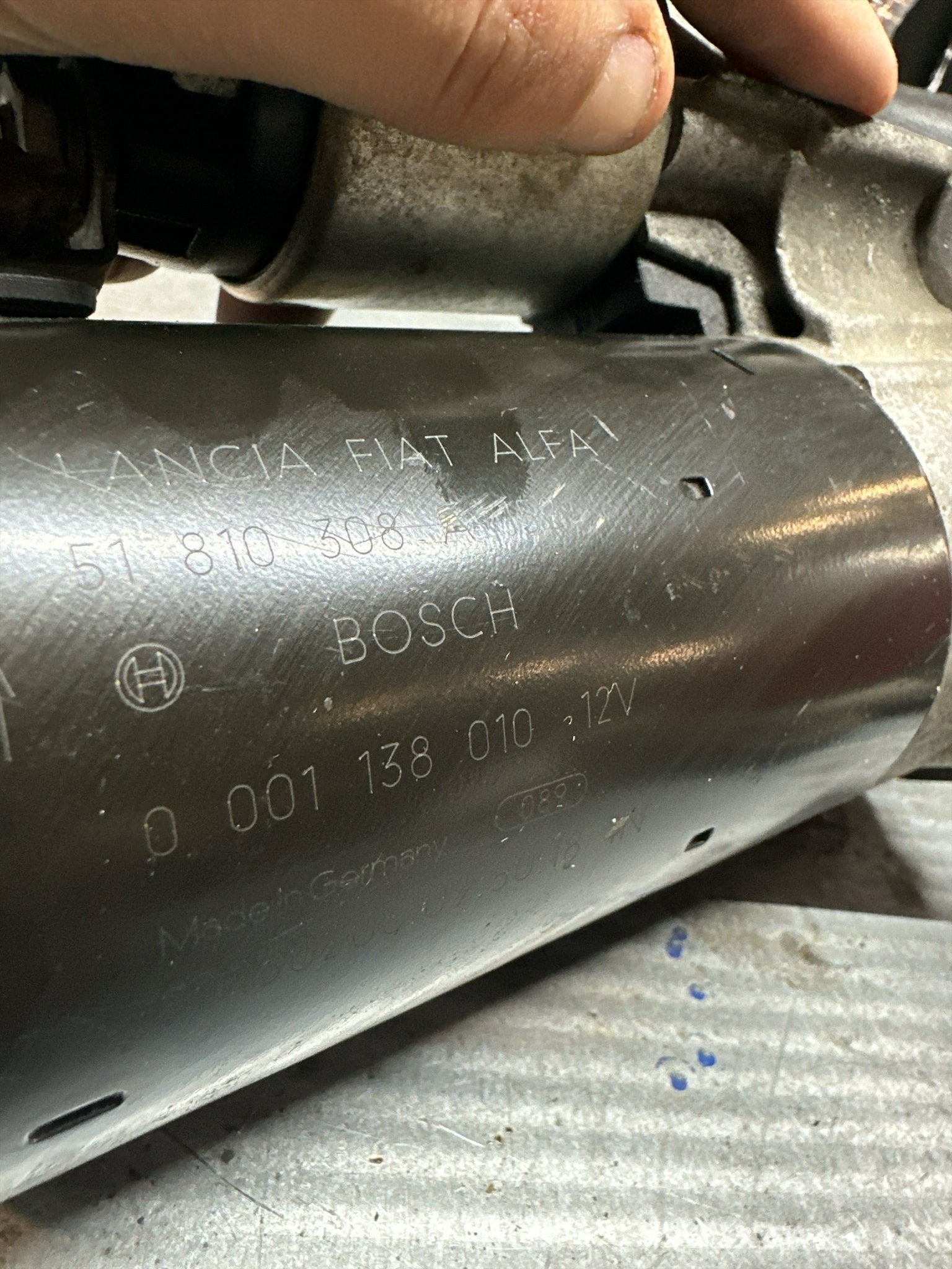Motorino avviamento Fiat Doblo 1.6 (2009) cod: 0001138010