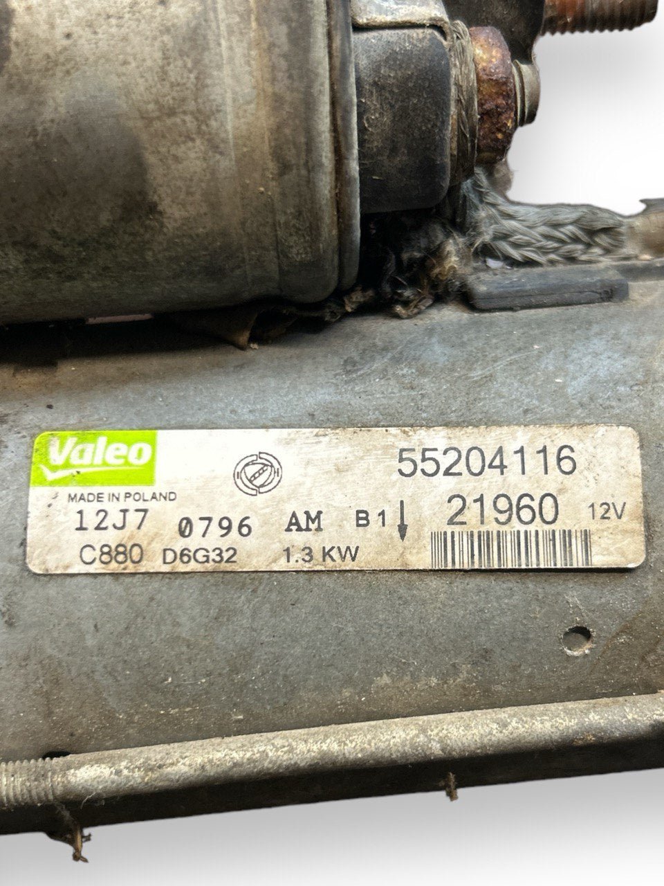 Motorino Avviamento Fiat Grande Punto 1.3 Diesel (2005 > 2012) cod.55204116