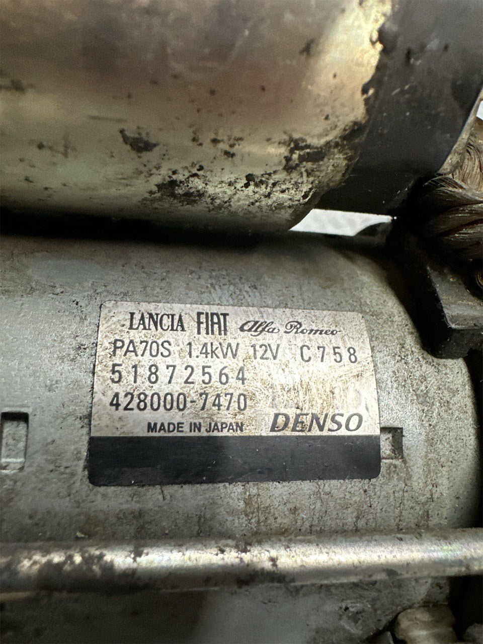 Motorino avviamento Fiat Panda 319 0.9 Twinair (2013) cod: 51872564