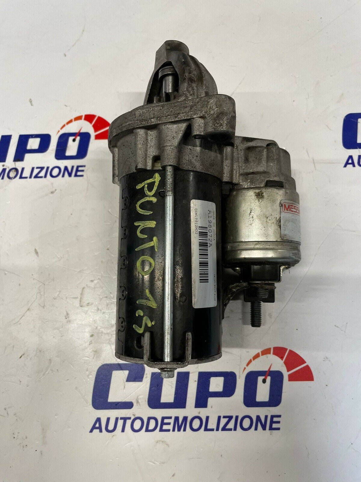 Motorino Avviamento Fiat Punto 1.3 (03-09)/Lancia Y(03 in poi) a198072a
