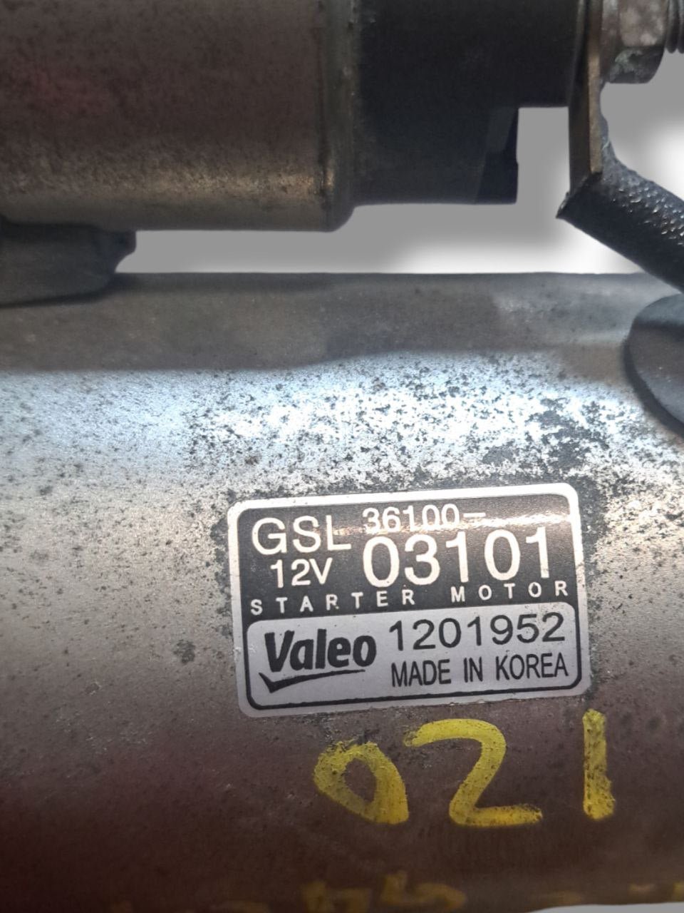 Motorino avviamento Hyundai I20 1.2 benzina (2012 -2018) COD:36100-03101