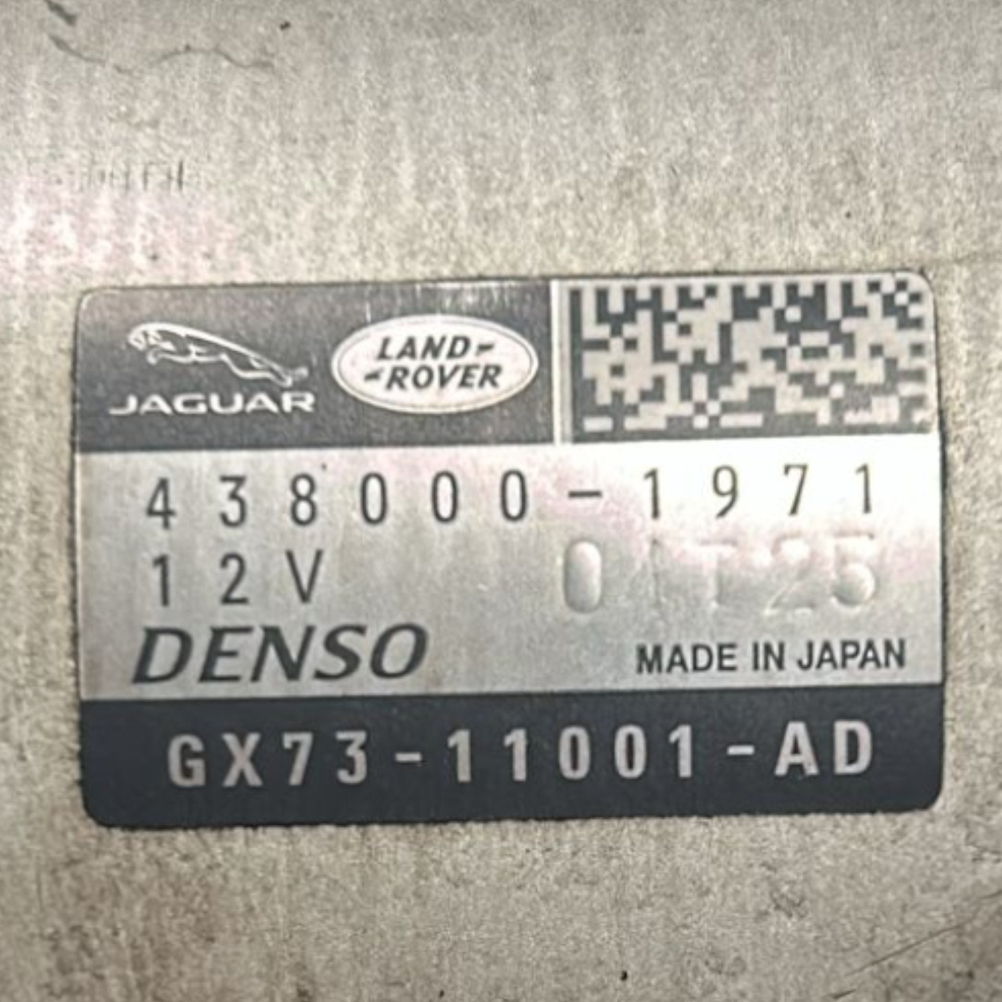 Motorino Avviamento Jaguar F - Pace (X761) cod.GX73-11001-AD 2.0 Diesel (2016 > ) cod.438000-1971