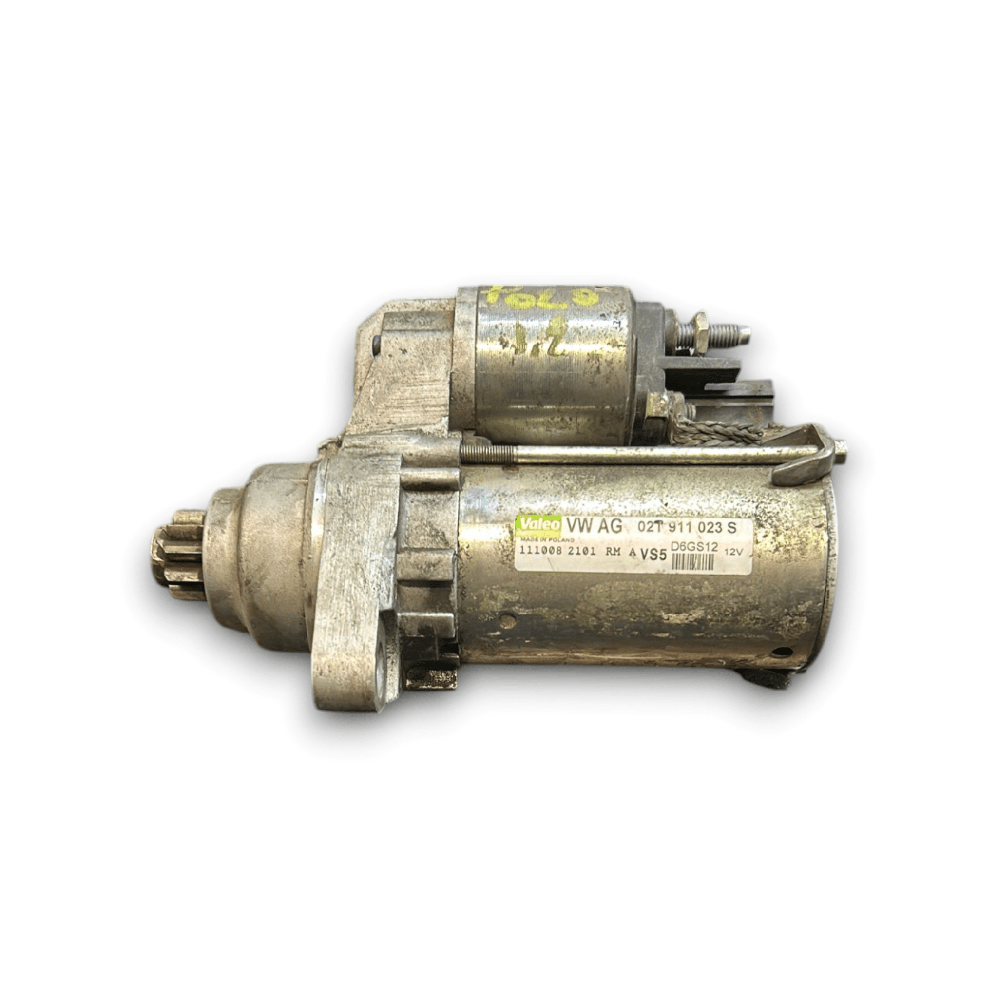 Motorino Avviamento Volkswagen Polo 6R 1.2 Benzina (2009 > 2017) cod:02T911023S