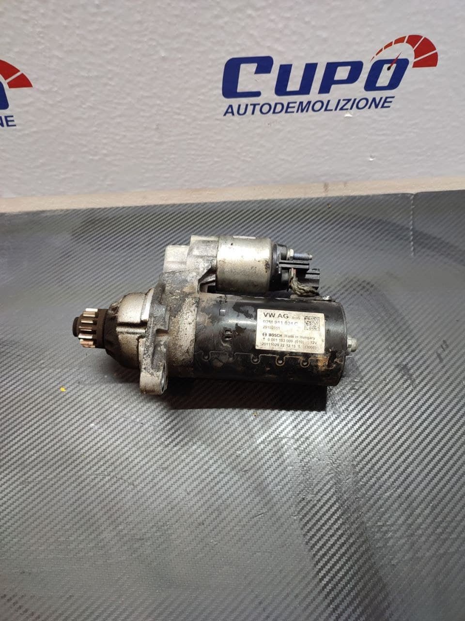 Motorino avviamento Volkswagen Tiguan II cod 02m911024c - BIBA-RICAMBI