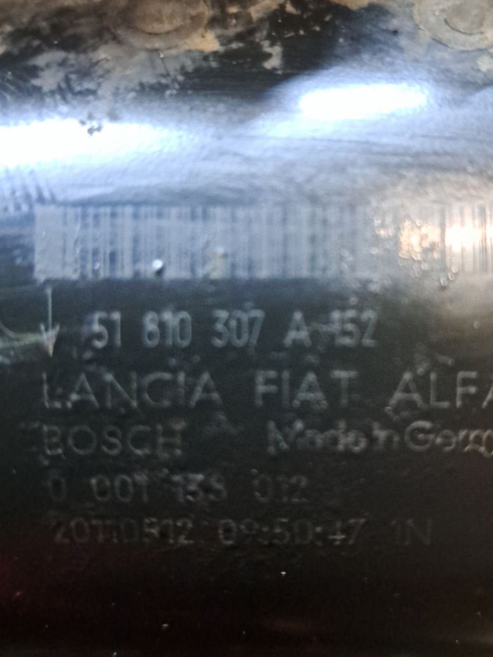 Motorino di avviamento Fiat Punto Evo / panda 312 / 500/ ypsilon / 500L 1.3mjt ( 2012 ) COD:51810307A152