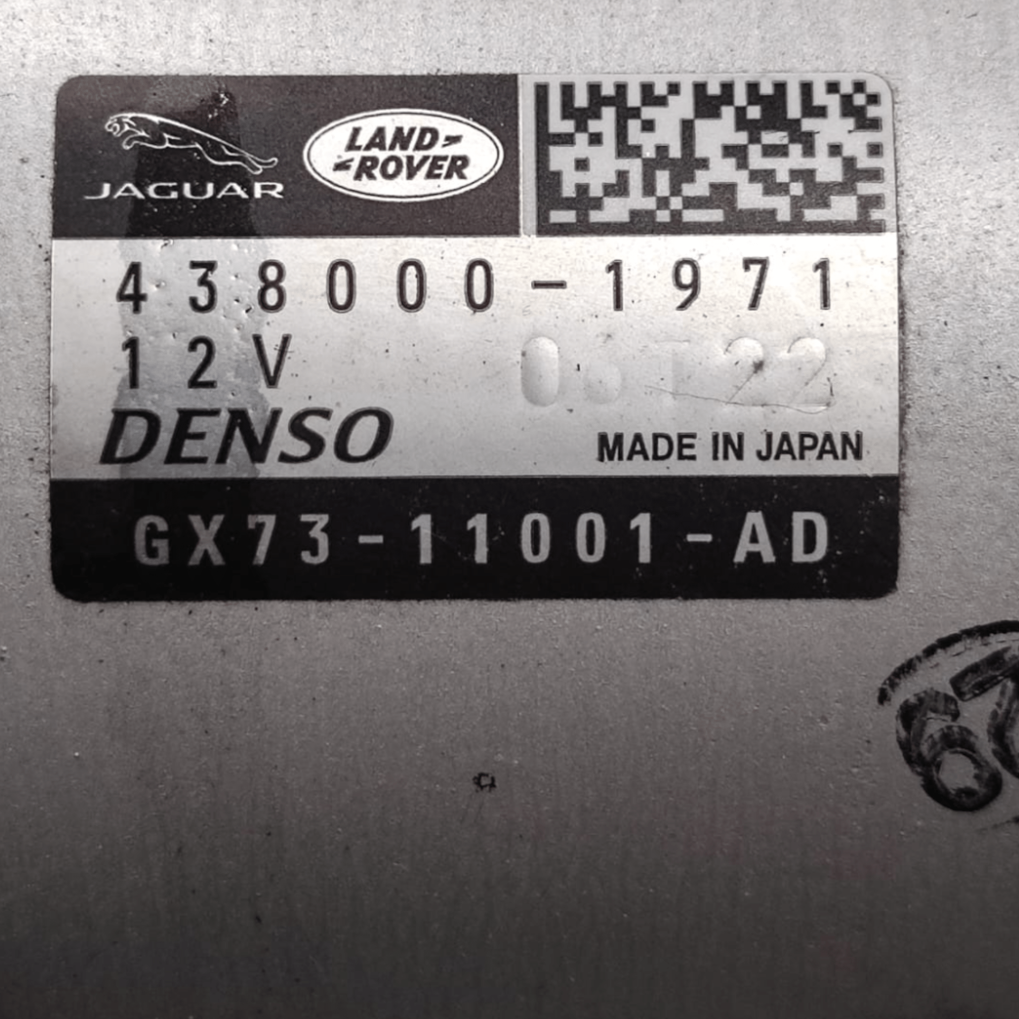Motorino Di Avviamento Jaguar F-Pace 2.0 Diesel COD: GX7311001AD (2015>)