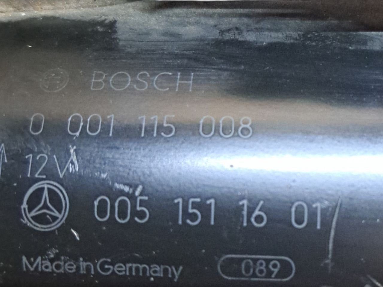 Motorino di avviamento Mercedes-Benz Classe A W168 1.7 diesel ( 1997-2001 ) COD:0051511601