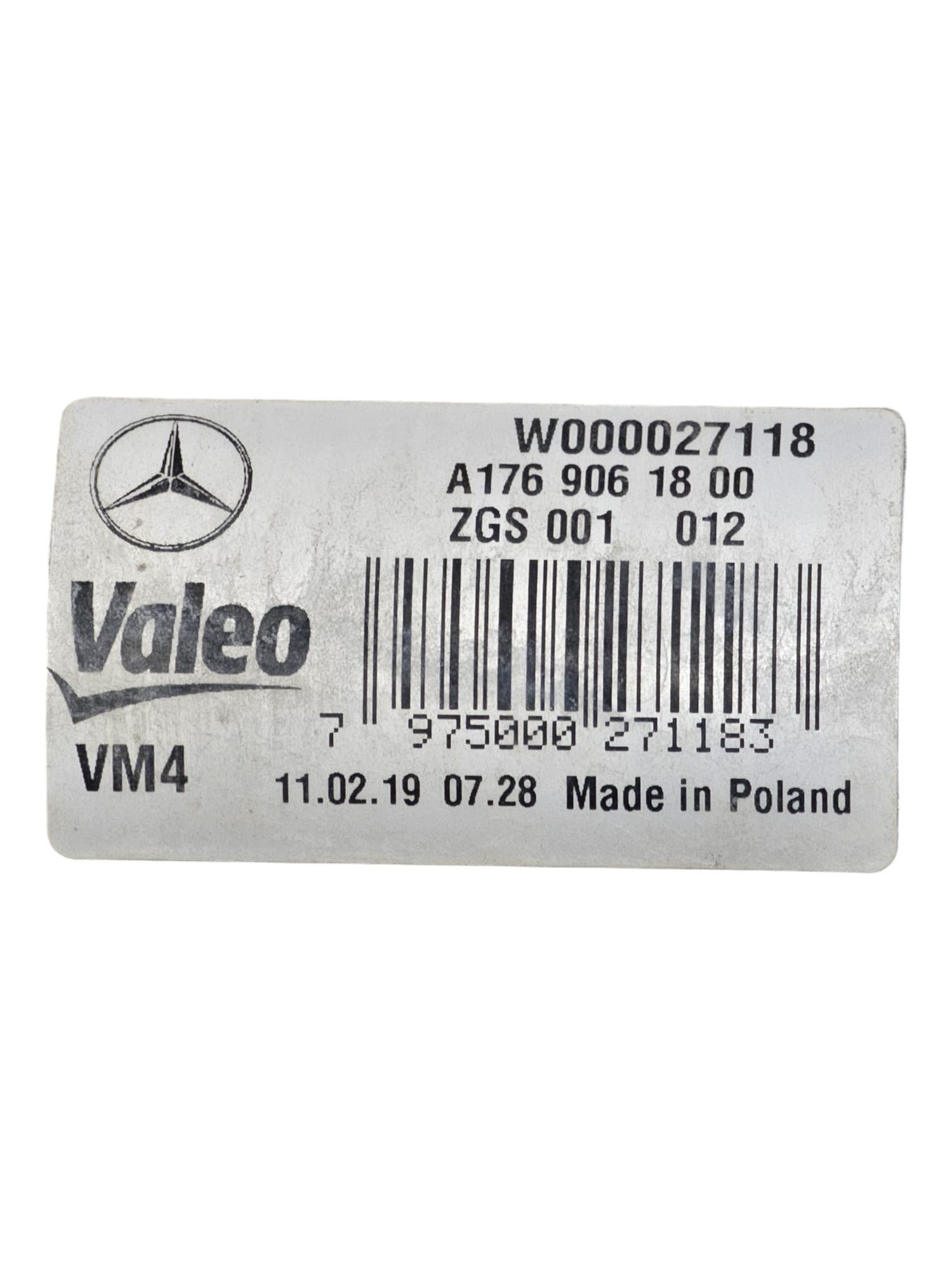 Motorino Tergicristalli Anteriore Mercedes GLA X156 Cod:A1769061800 (2013-2019)