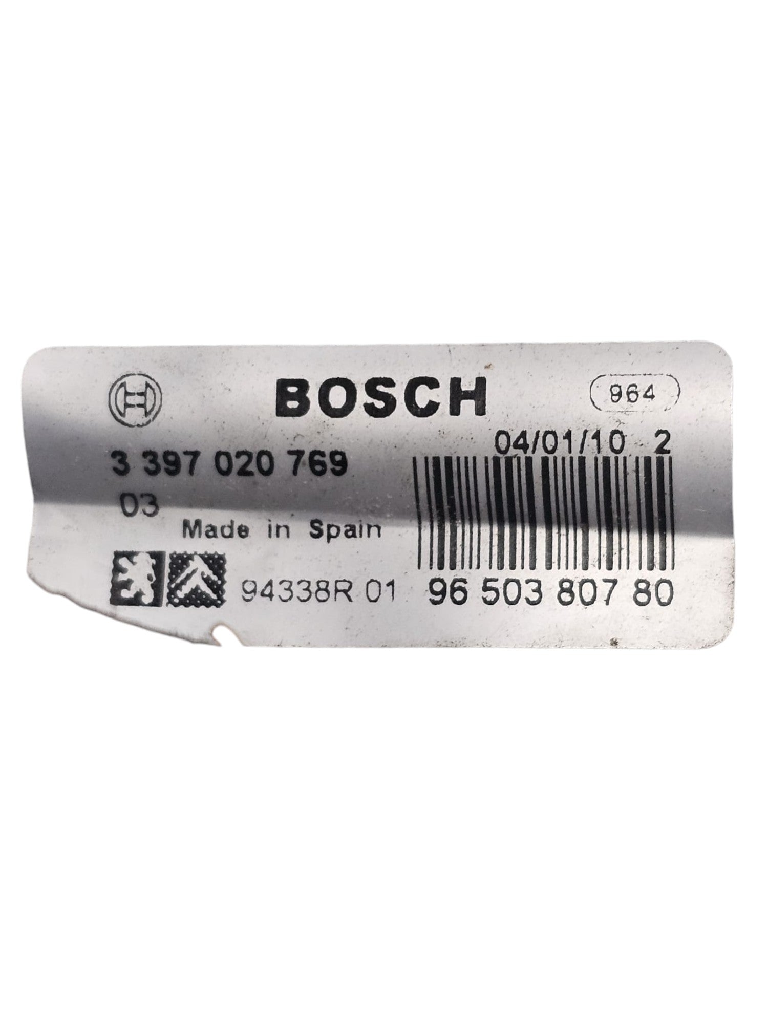 Motorino Tergicristalli Anteriore Peugeot 207 Cod:9850380780 (2006-2015)