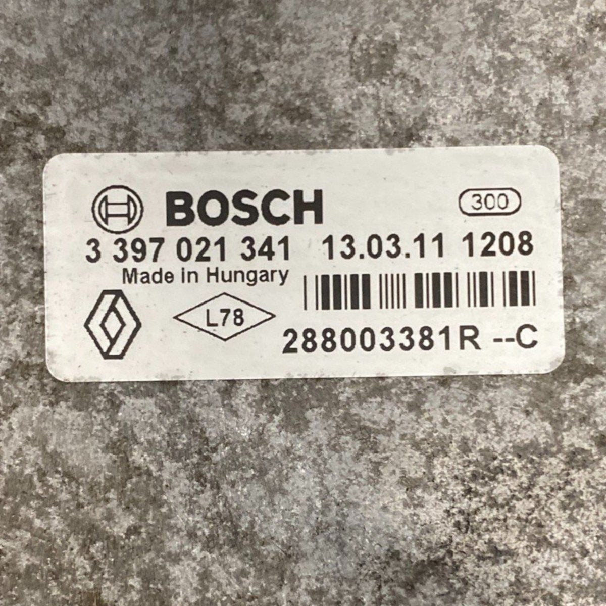 Motorino tergicristalli anteriore renault zoe (2013-2024) Cod: 3397021341