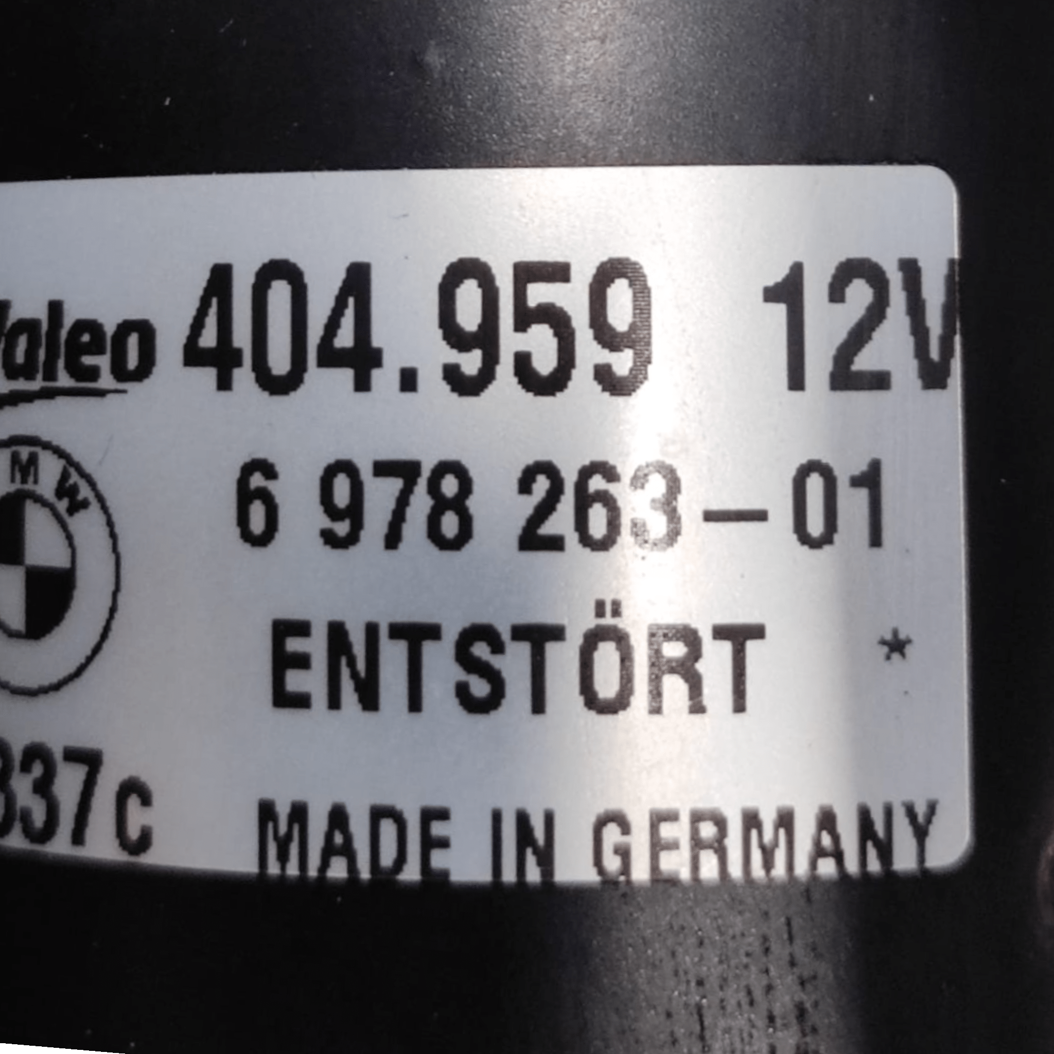 Motorino Tergicristallo Anteriore Bmw Serie 3 E90 COD: 697826301 (2005-2013)