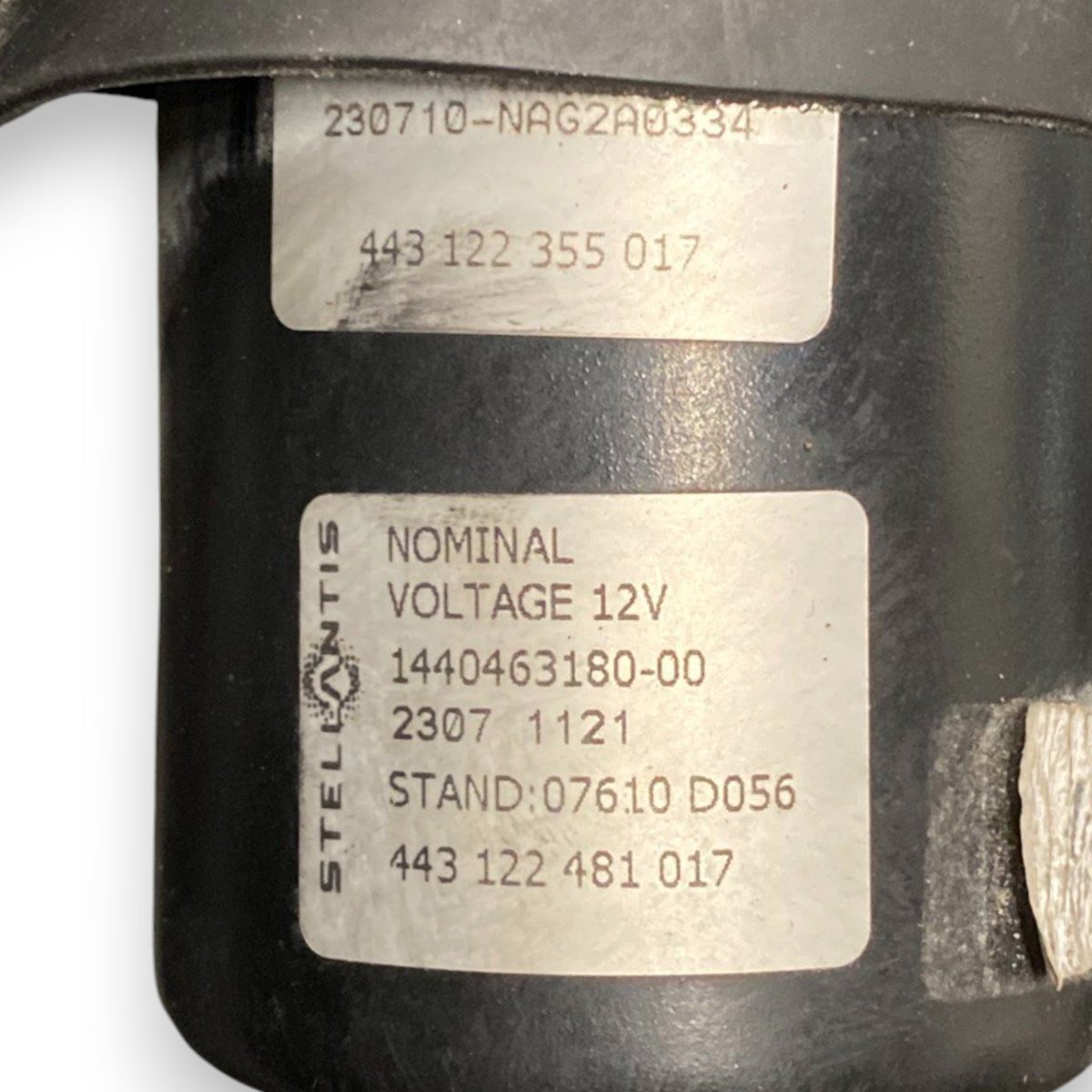 Motorino tergicristallo anteriore citroen jumper iii (2014-) Cod: 443122355017