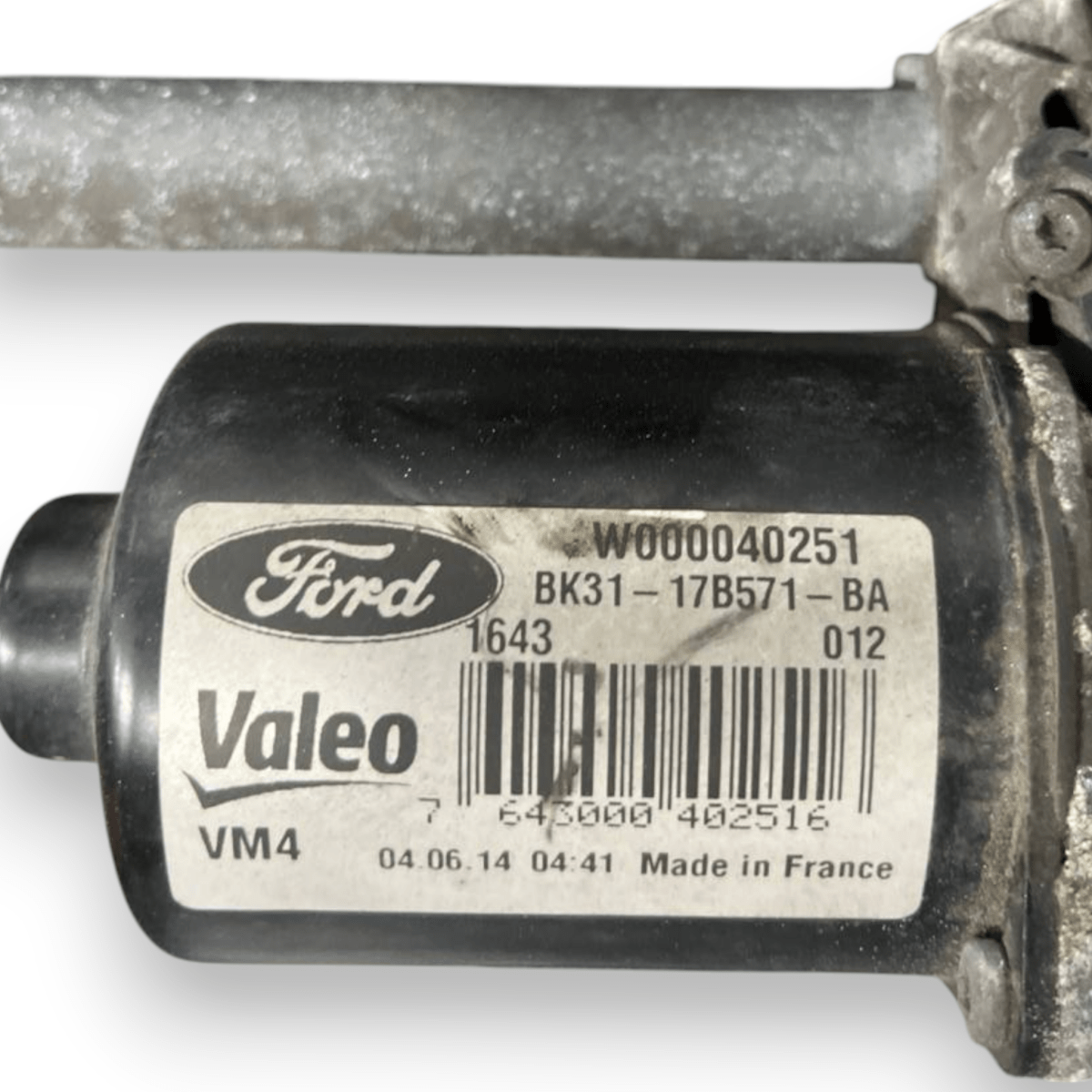 Motorino Tergicristallo anteriore Ford Transit Custom (2012 -) cod: BK31-17B571-BA
