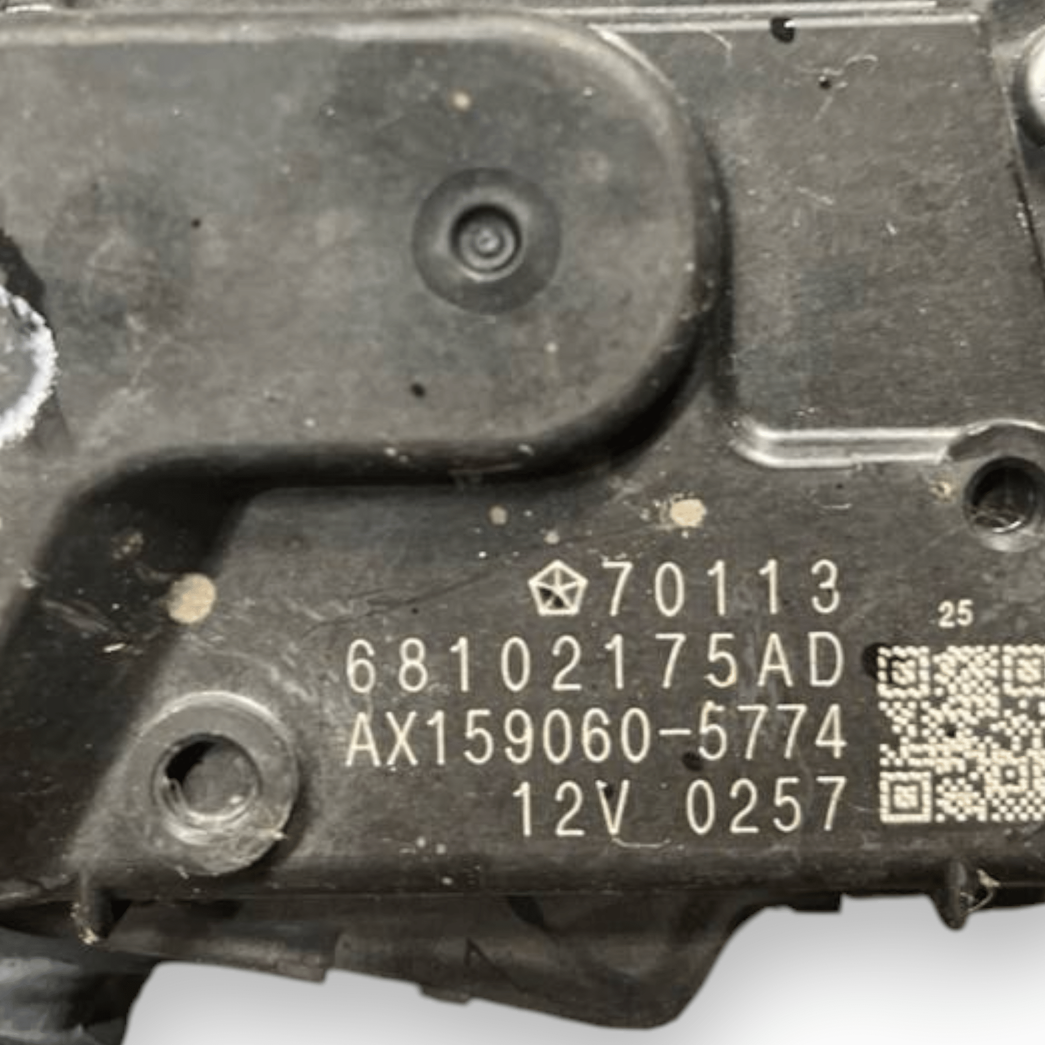 Motorino Tergicristallo anteriore Jeep Cherokee KL (2013 al 2023) cod: 68102175AD