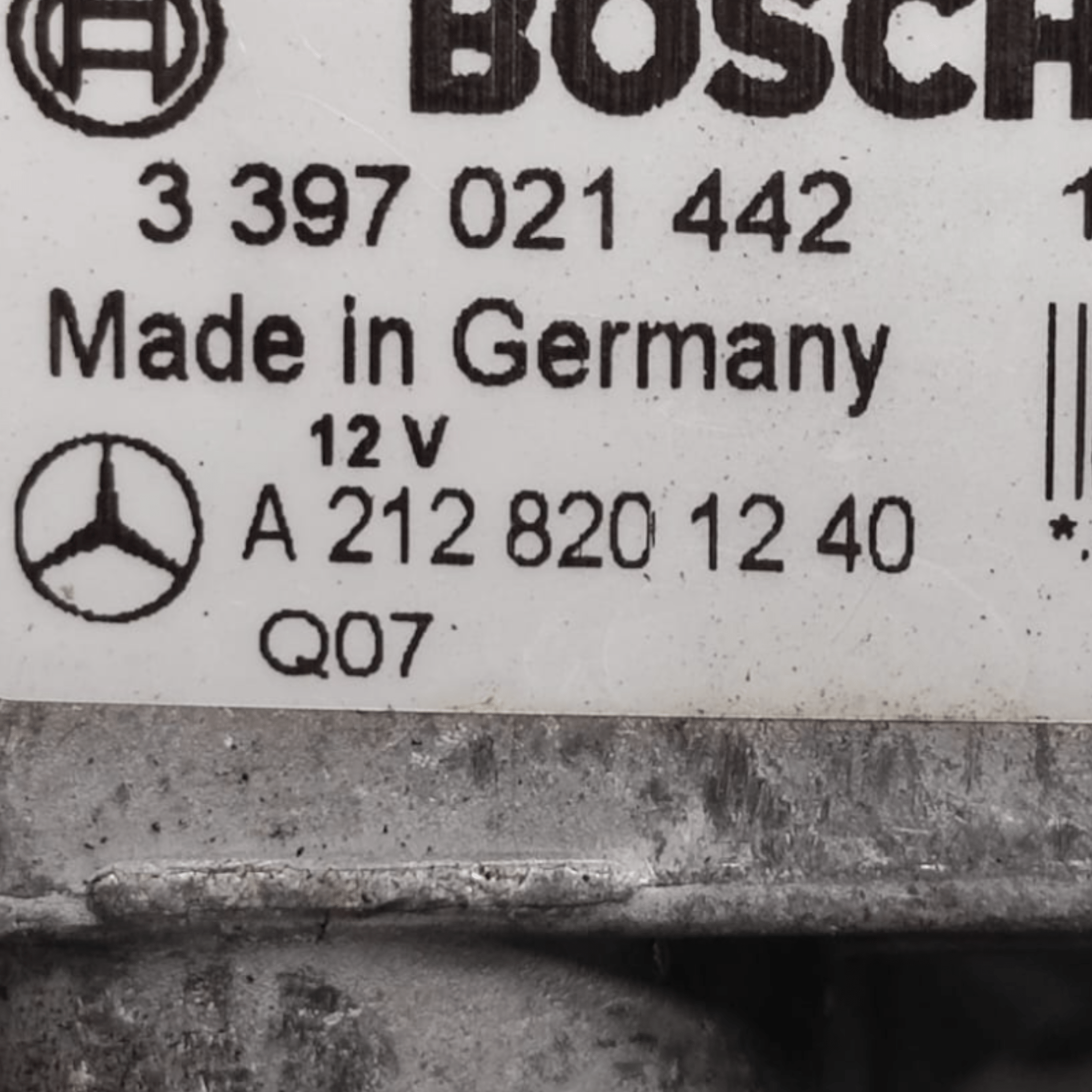 Motorino Tergicristallo Anteriore Mercedes Classe E W212 COD: A2128201240 (2009-2016)