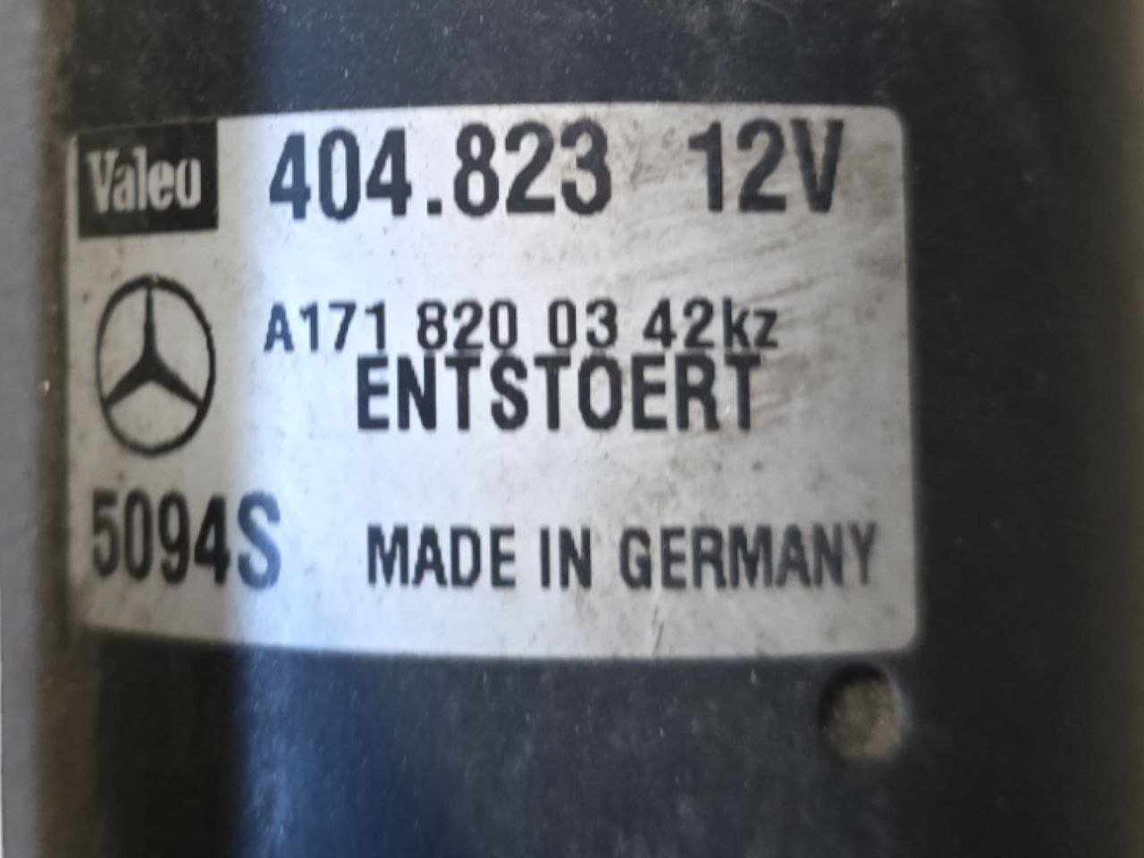Motorino Tergicristallo Mercedes-Benz SLK R171 (2004-2011) Cod : A1718200342