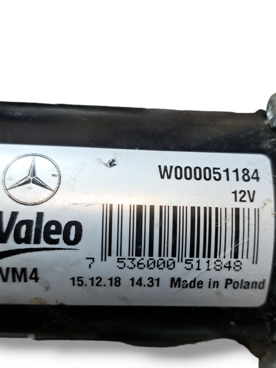 Motorino Tergicristallo Tandem anteriore Mercedes-Benz Vito (w447 - 2019) COD:W000051184