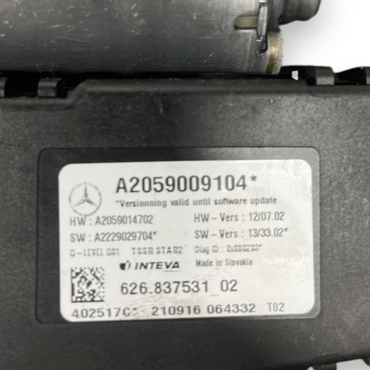 Motorino Tetto / Tettuccio Apribile Mercedes - Benz Glc C253 (2016 al 2023) cod: A2059009104