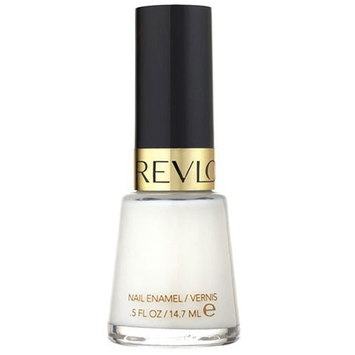 REVLON NAIL ENAMEL 050 WHITE ON WHITE
