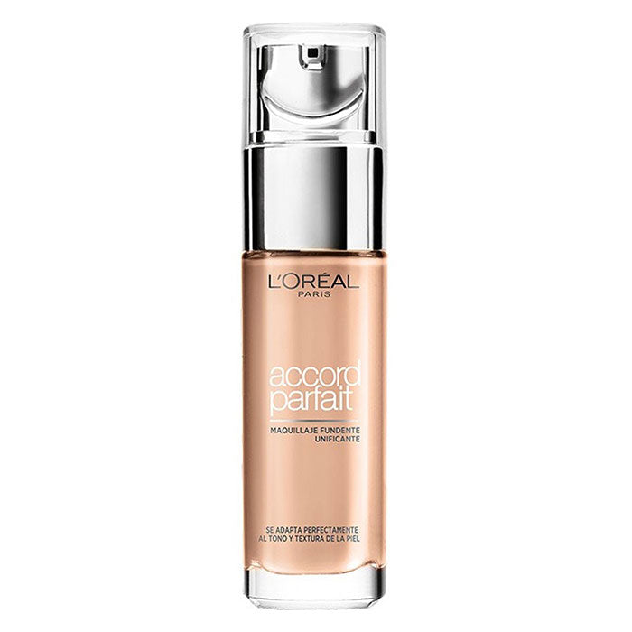 L'OREAL FONDOTINTA ACCORD PARFAIT FLUIDO NATURAL DORE 4.D/4.W - BIBA-RICAMBI