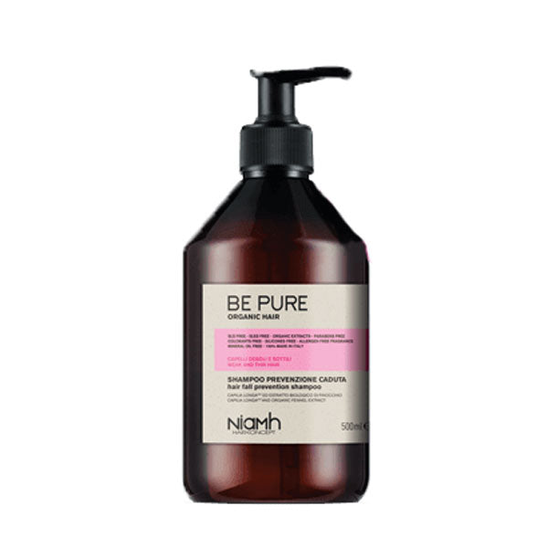 NIAMH BE PURE SHAMPOO PREVENZIONE CADUTA 500 ML - BIBA-RICAMBI