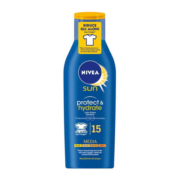 NIVEA SUN PROTECT & HYDRATE LATTE SOLARE SPF 15  200 ML