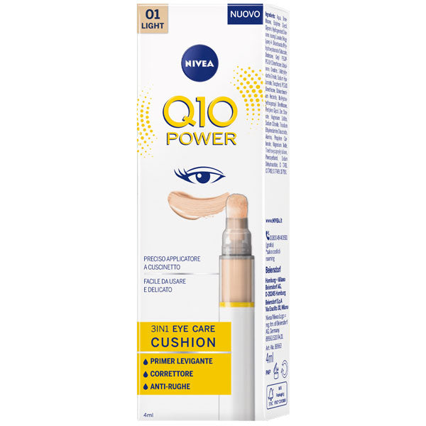 NIVEA Q10 POWER 3 IN 1 CUSHION 01 LIGHT - BIBA-RICAMBI
