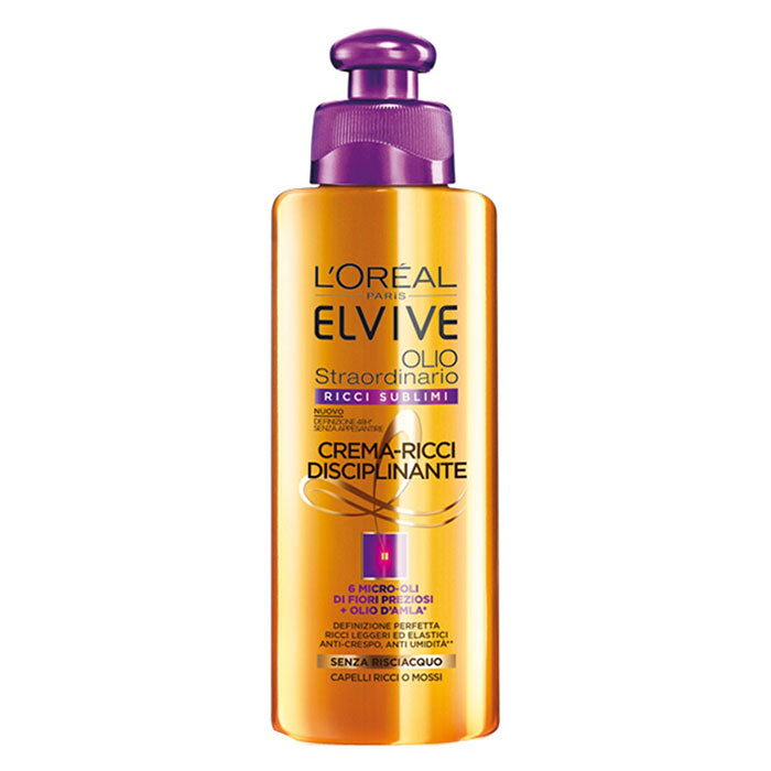 L'OREAL ELVIVE OLIO STRAORDINARIO CREMA RICCI 200 ML - BIBA-RICAMBI