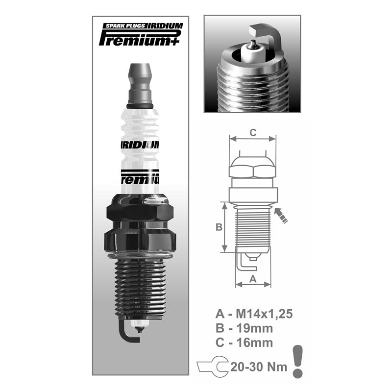 Candela Brisk Iridium Compatibile Per Fiat Albea/Siena 1.2 44KW | Motore. 178C4.066 BIBA-RICAMBI