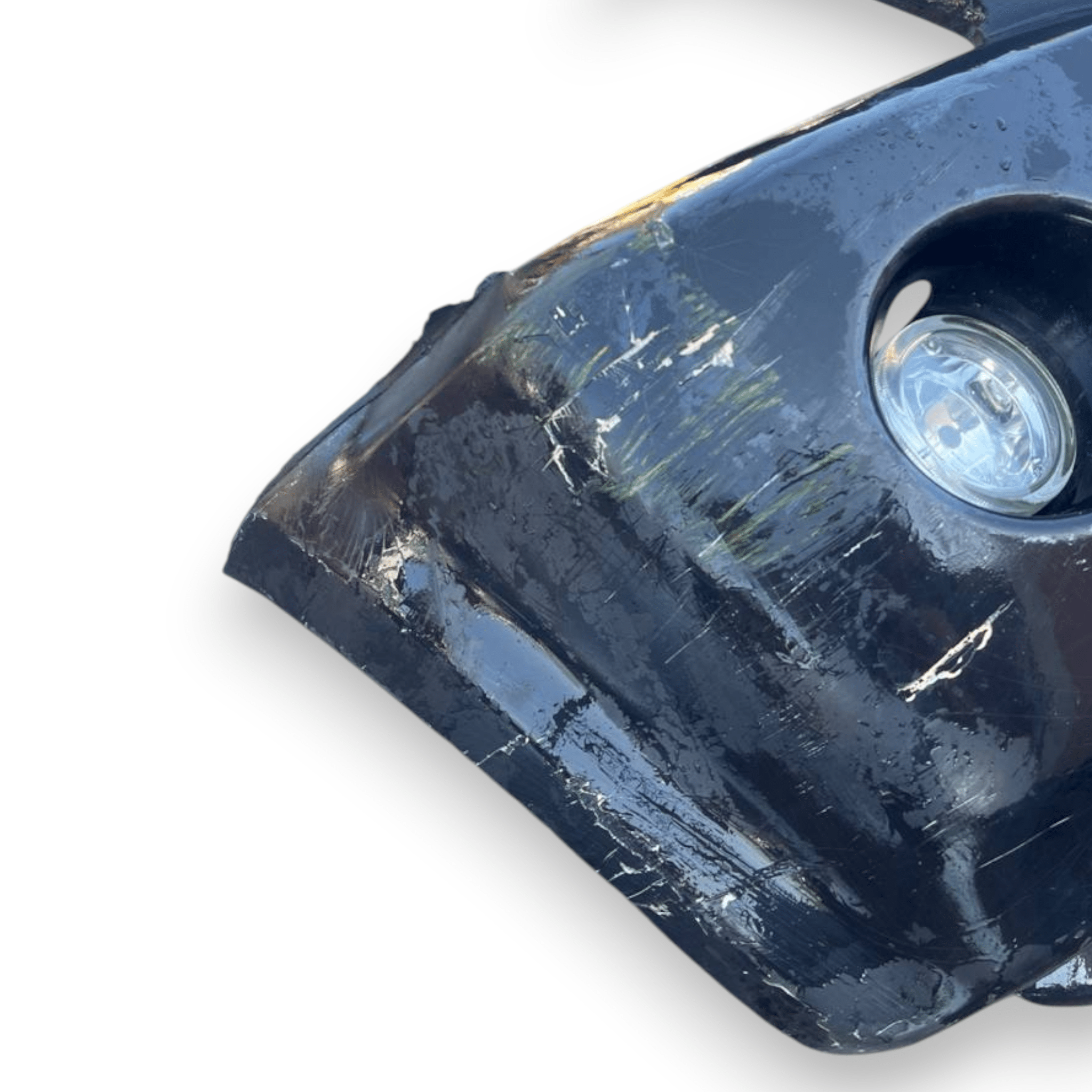 Paraurti anteriore Nero Isuzu D-Max I Single Cab (2002 al 2011)