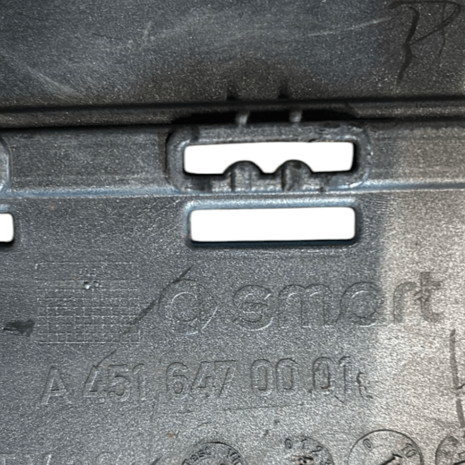 Paraurti Centrale Posteriore Active Blu (CC6L) Smart ForTwo (W451) cod.A4516470001 (2007 > 2015)
