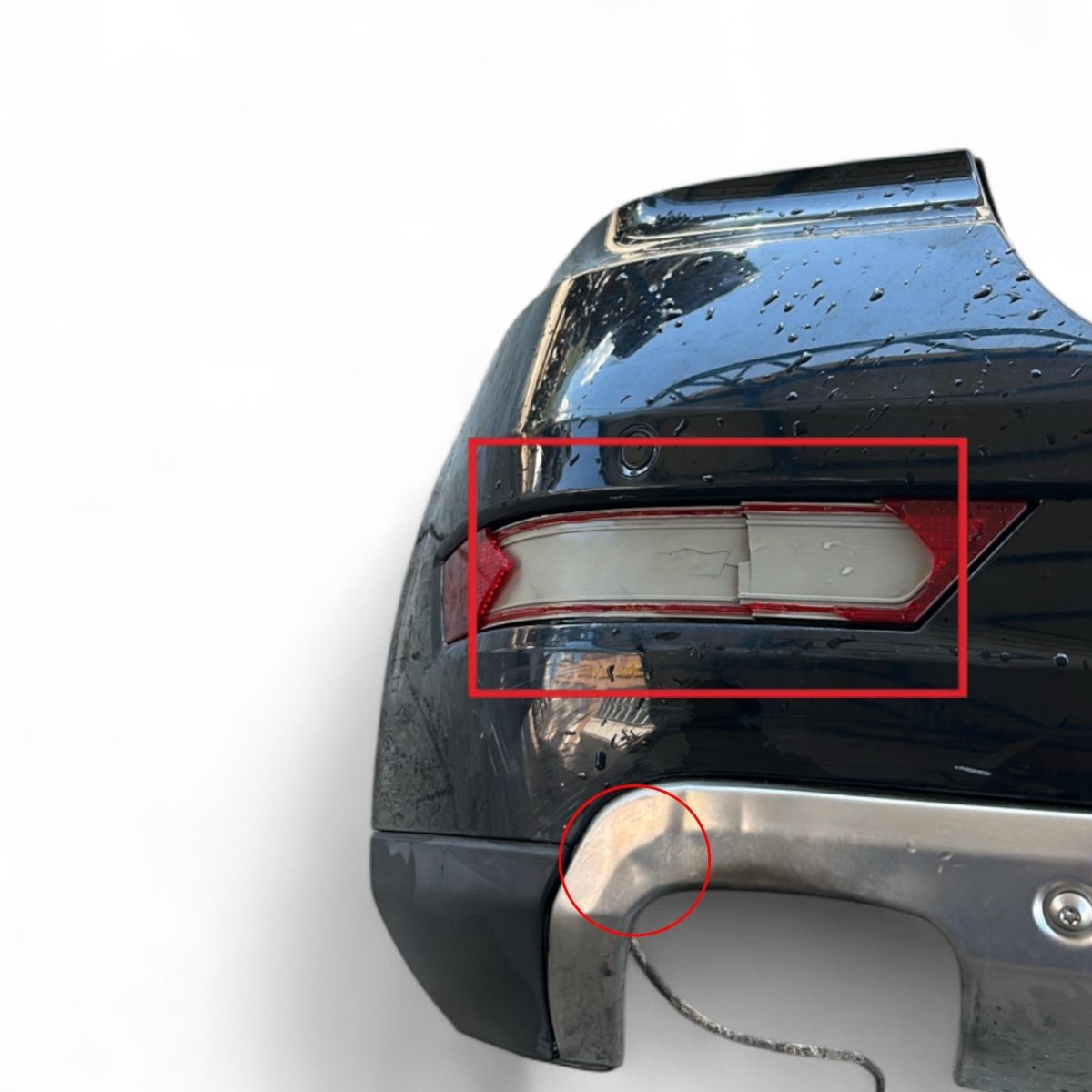 Paraurti posteriore nero Mercedes Benz ML (W164) (2005 > 2011)