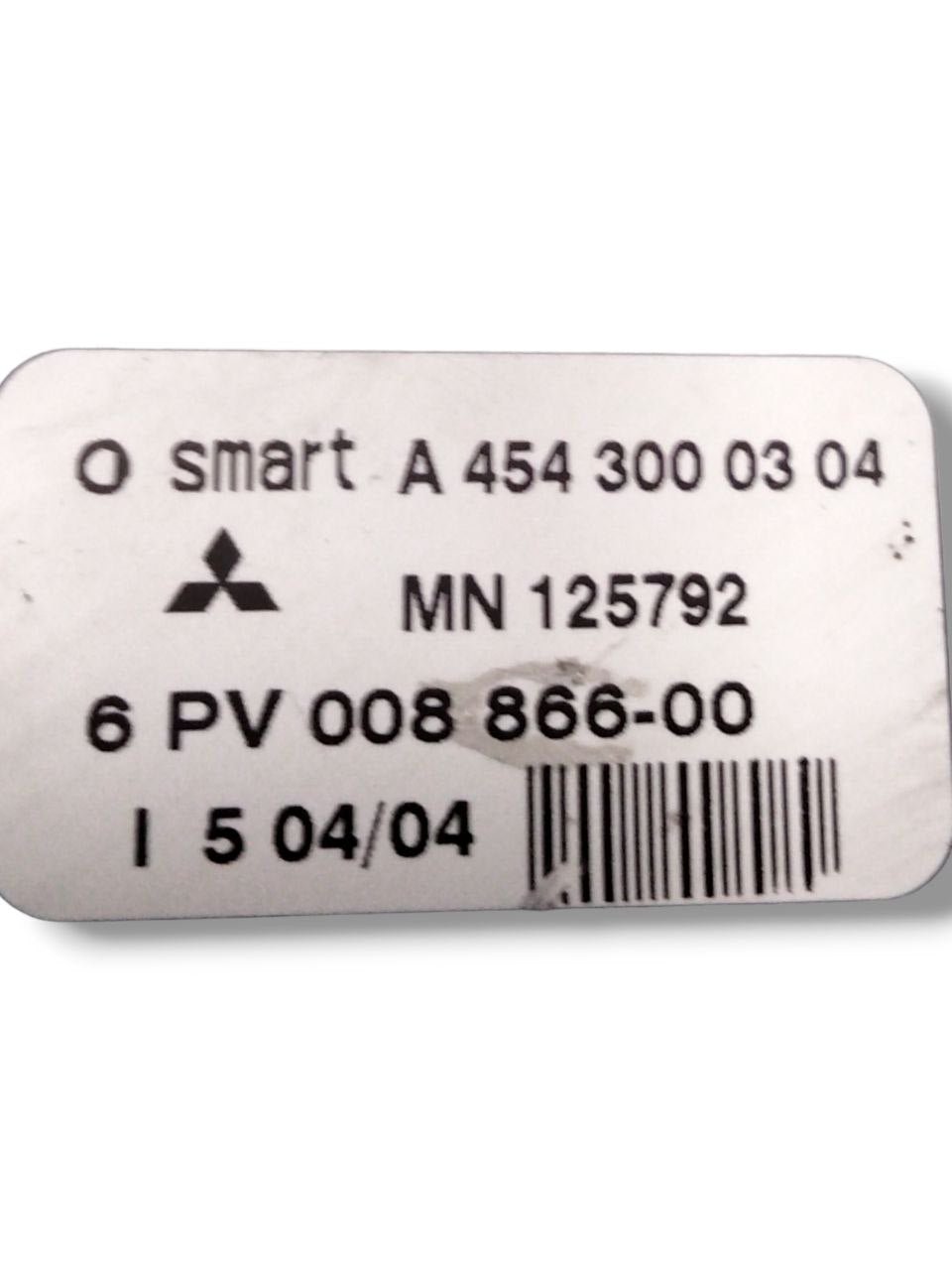 Pedale Acceleratore Smart Forfour 1.1 Benzina (2004-2012) cod.A4543000304