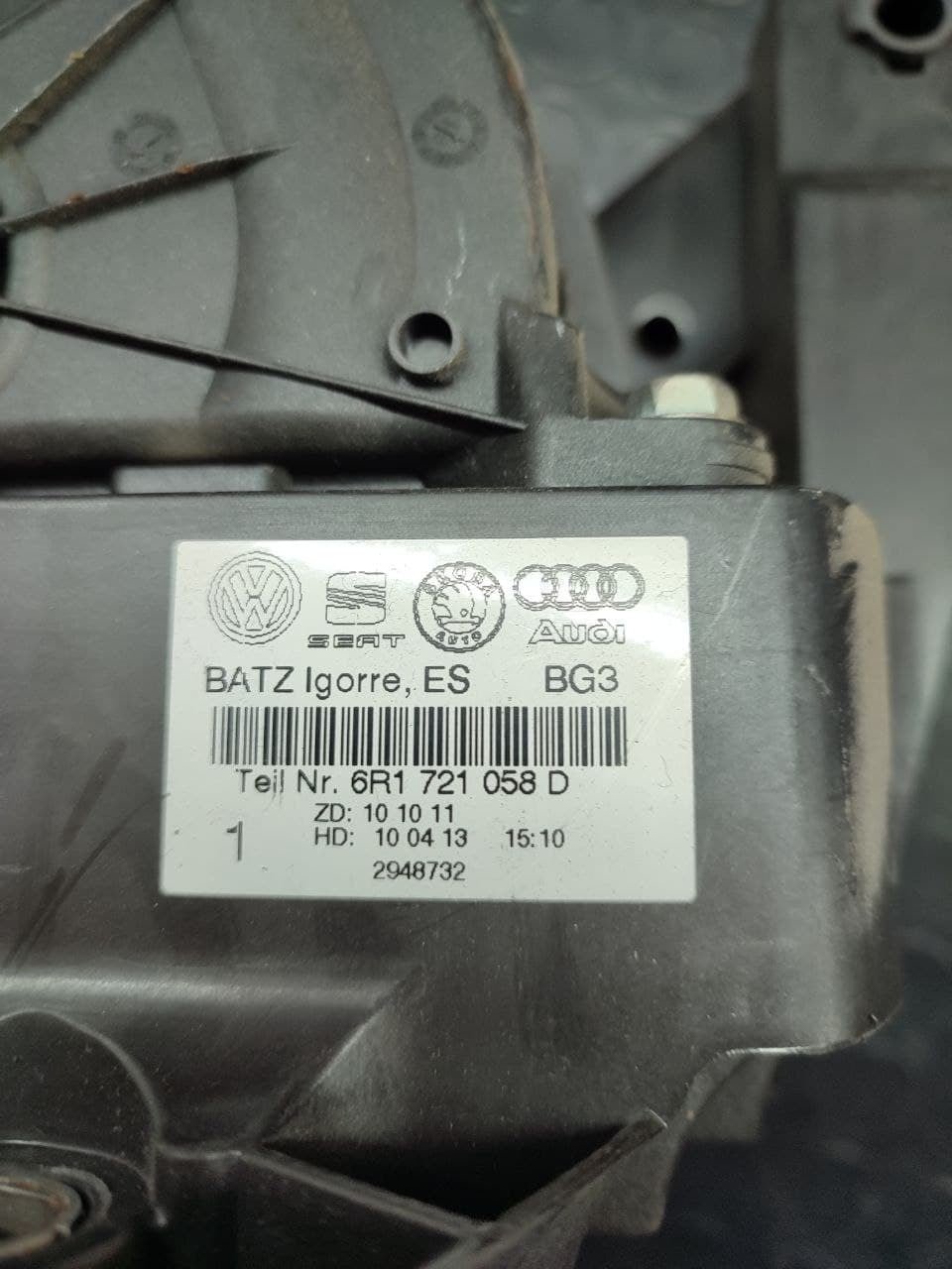 Pedali ( freno + acceleratore ) Audi A1 sportback cod 6r1721058d